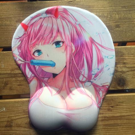 Anime Mouse Pad 3D Mouse Pad Darling In The Franxx Zero Two | Etsy