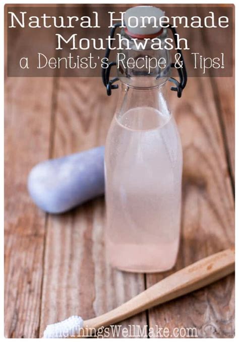 DIY Homemade Mouthwash - Oh, The Things We'll Make!