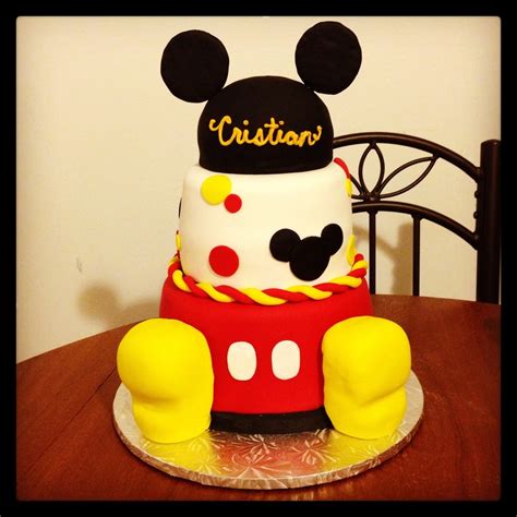 Mickey Mouse 1St Birthday Cake - CakeCentral.com