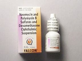 Neomycin/Polymyxin B/Dexamethasone 5ml Ophthalmic Solution - Generic ...