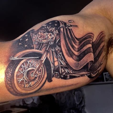 75 Adventurous Harley Davidson Tattoos Check more at http://tattoo-journal.com/25-adventurous ...