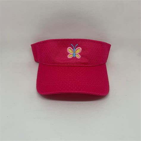 Pin on Visors & Hats with Embroidered mini designs