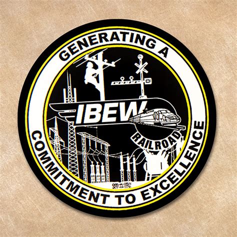 IBEW Railroad Decal | IBEW Merchandise