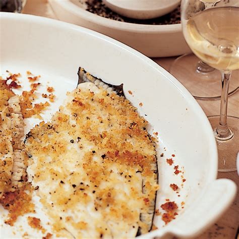 Baked Flounder with Parmesan Crumbs