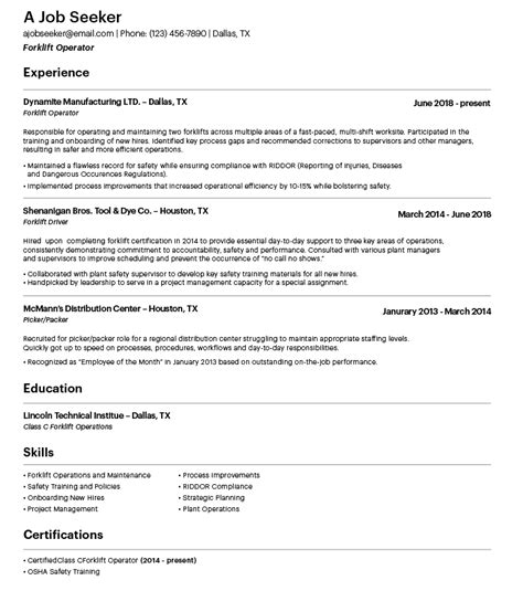 Manufacturer Resume Tips & Examples | Randstad USA