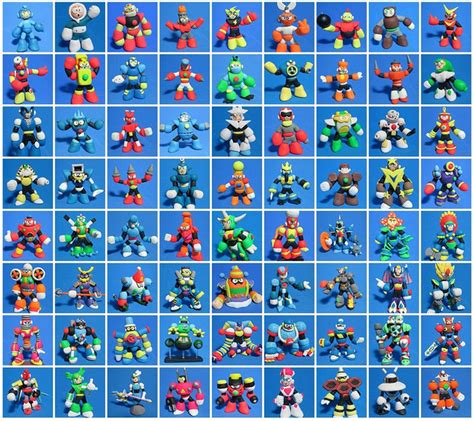 Crunchyroll - Fan Sculpts Every "Mega Man" Robot Master Out of Clay