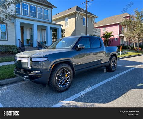 Rivian Ev Truck Parked Image & Photo (Free Trial) | Bigstock