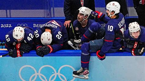 Team USA men's hockey knocked out in quarterfinals of 2022 Olympics