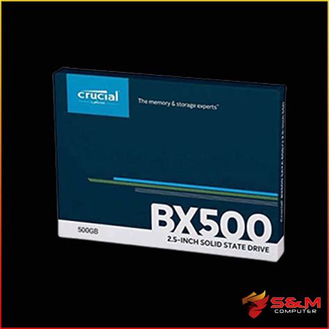 SSD CRUCIAL BX500 500GB 2.5" SATA - SYM COMPUTER