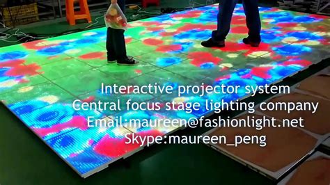 interactive projector game - YouTube