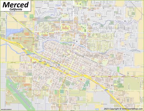 Merced Ca Zip Code Map