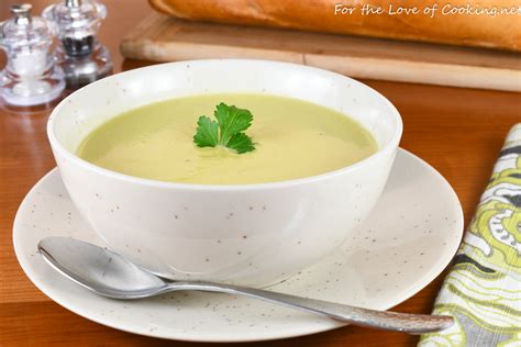 Cream of Celery Soup | For the Love of Cooking