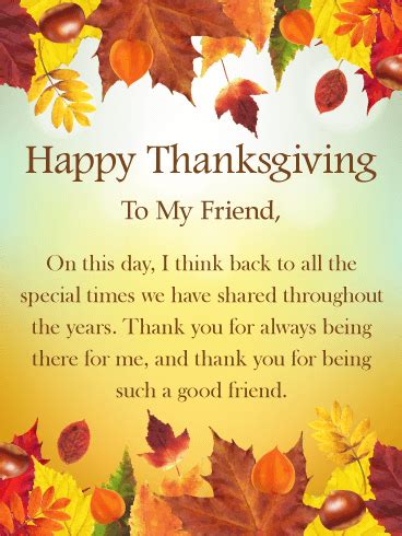 Thanksgiving Sayings To Friends