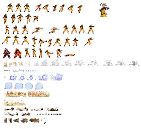 Naruto Sprite Sheet by JoshMedly on DeviantArt