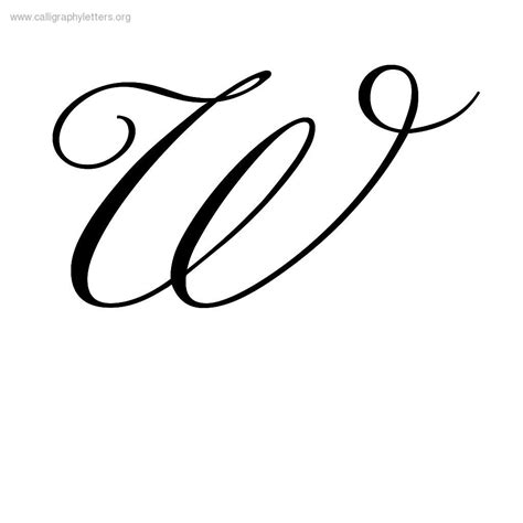 http://calligraphyletters.org/letter-downloads/champignon/calligraphy-letter-w.jpg | Letter w ...