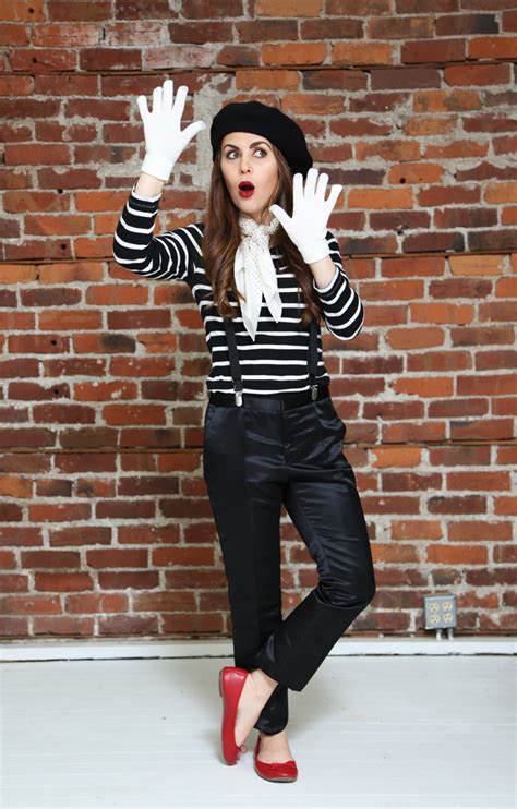 fyc halloween: french mime. - dress cori lynn