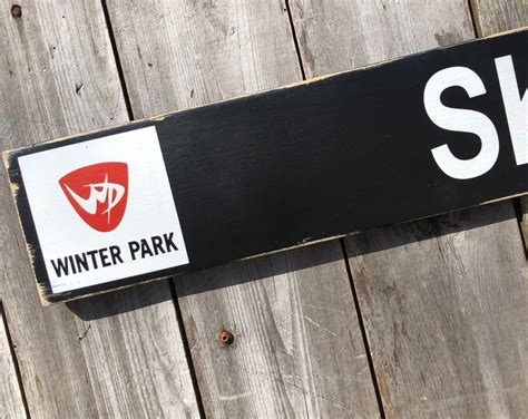 Vintage Ski Resort Logo Ski Trail Sign. Personalized Ski Sign. - Etsy