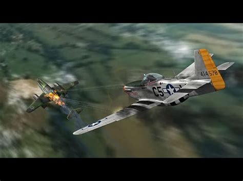 ME-262 vs P-51 mustang - YouTube