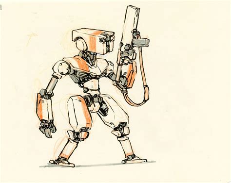 concept robots: Concept robot sketches by Jake Parker