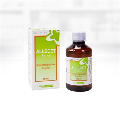 Allecet Syrup 60ml – ZimSeller Pharmacy