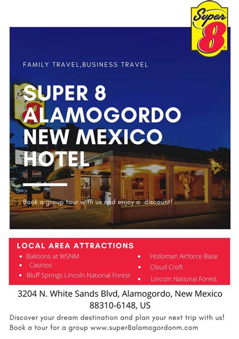 SUPER 8 ALAMOGORDO NEW MEXICO HOTEL | Alamogordo new mexico, Mexico ...