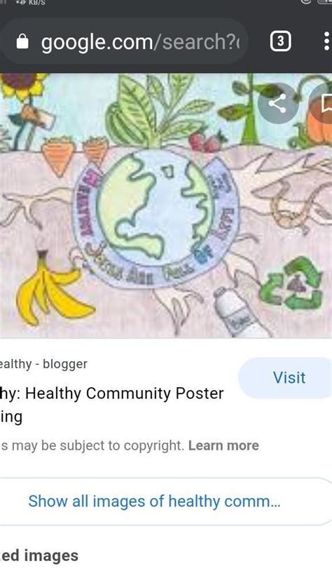 healthy community drawing - Brainly.ph