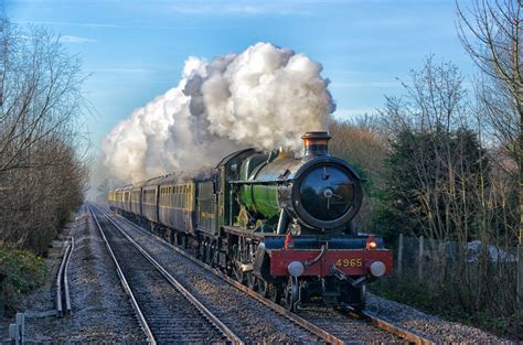 GWR Hall Class 4-6-0 No 4965 | Heritage railway, Great western railway, Steam trains