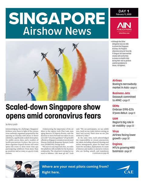 Singapore Airshow 2020 Day 1 | Aviation International News