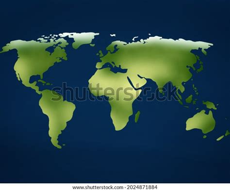 2d Earth World Map Illustration Stock Illustration 2024871884 | Shutterstock