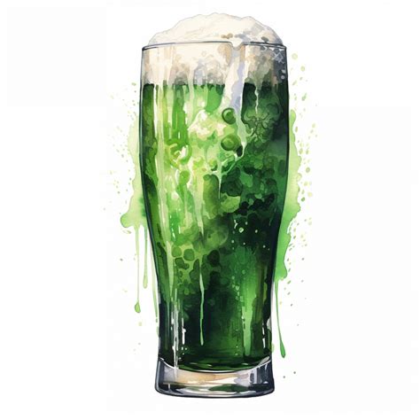 St. Patrick's Day Green Beer Art Free Stock Photo - Public Domain Pictures