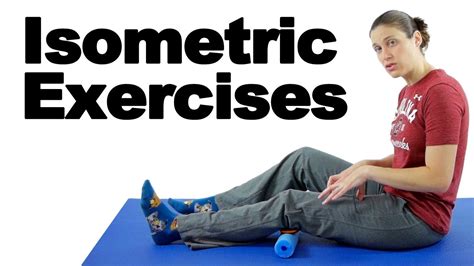 Knee & Hip Isometric Exercises - Ask Doctor Jo - YouTube