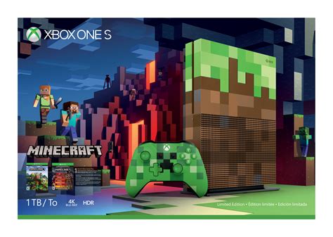 Minecraft Xbox One S limited edition console will join Microsoft's ...