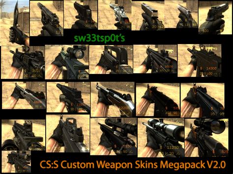 CS:S Custom Weapon Skins Mega Pack 2.0 addon - Counter-Strike: Source - ModDB