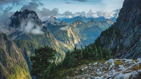 Sunset In The Cascades, Vesper Peak, Washington UHD 4K Wallpaper | Pixelz