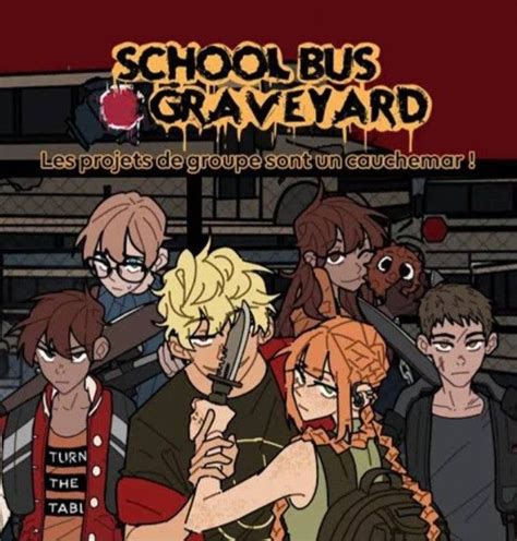 WEBTOON | School Bus Graveyard | School bus drawing, School bus, Graveyard