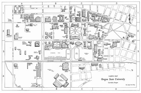 U Of Oregon Campus Map - Map Of Counties Around London