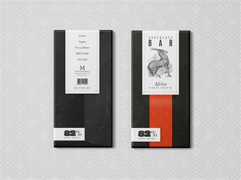 Chocolate Bar Wrappers Design