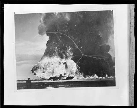 Hindenburg explodes - Digital Commonwealth