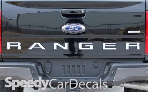 Ford Ranger Tailgate Stripes RANGER TAILGATE LETTERS 2019-2020 2021 2022