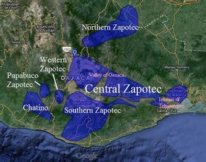Fajarv: Zapotec Language Map