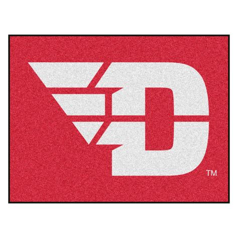 FanMats® 267 - University of Dayton 33.75" x 42.5" Nylon Face All Star Floor Mat with "Stylized ...