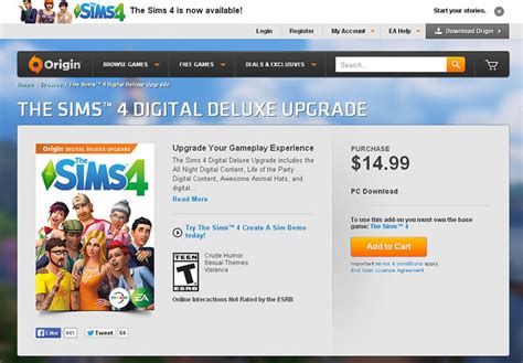 Now Available: The Sims 4 Digital Deluxe Upgrade | SimsVIP