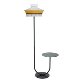 Contardi Calypso Floor Lamp with Table | DLaguna Italian Floor Lamps
