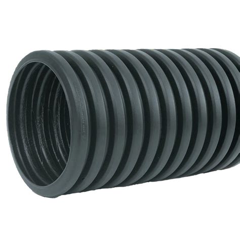 Advanced Drainage Systems 6 in. x 10 ft. Corex Drain Pipe Solid ...