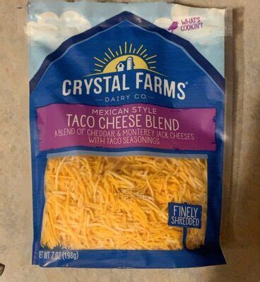 Taco Cheese Blend - Crystal Farms