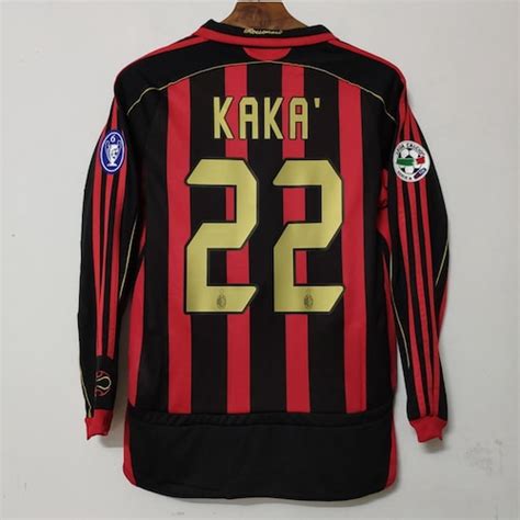 Vintage 22 Kaká Jersey 2006 2007 AC Milan Jersey Long Sleeve - Etsy