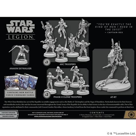 Star Wars Legion: 501st Legion - Battle Force Starter Set - Game Nerdz