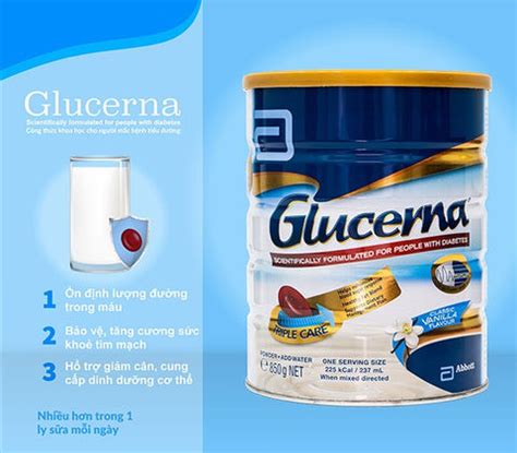 Sữa Bột Glucerna Cho Người Tiểu Đường 850g