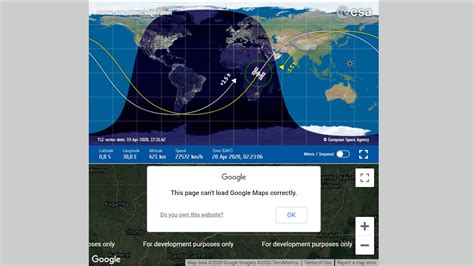 HTML Live ISS Tracker by ESA – New Screwdriver