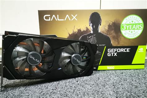 Galax GeForce GTX 1660 Super (1-Click OC) 6GB GDDR6 192-bit Gaming ...